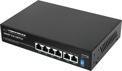 Picture of Switch Esperanza ENS107 Esperanza switch 6-portowy poe 10/100/1000 65w goliath