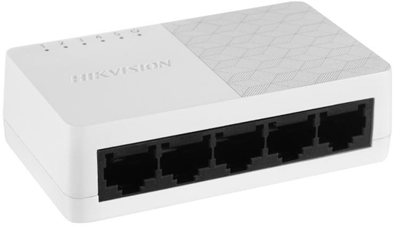 Picture of Switch Hikvision Hikvision DS-3E0105D-O Netzwerk-Switch Fast Ethernet (10/100) Schwarz - Weiß (DS-3E0105D-O)
