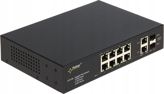Picture of Switch Pulsar SFG108 Switch przemyslowy PoE 12-portowy