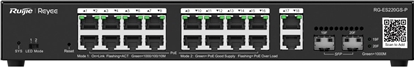 Attēls no Switch RUIJIE Ruijie Reyee RG-ES220GS-P| Switch Smart, 20 portów, 18xGE, 16xPoE+, 250W, 2xSFP, Cloud