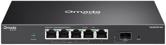 Picture of TP-LINK ES206XPP-M2 Omada 5-Port 2.5G BASE-T and 1-Port 10GE SFP+ Easy Managed Switch with 4-Port PoE++ | TP-LINK