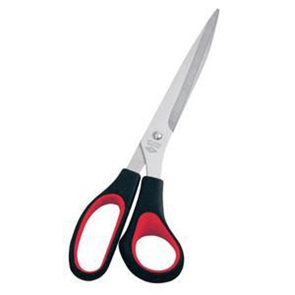 Attēls no Šķēres 25.5cm, sarkani gumijoti rokturi, Wedo