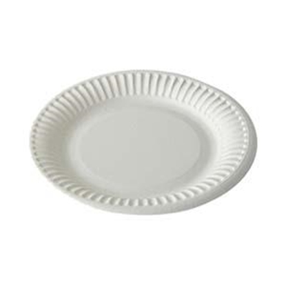 Attēls no Šķīvji papīra 15cm 100gab. balti