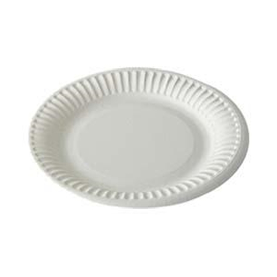 Picture of Šķīvji papīra 15cm 100gab. balti