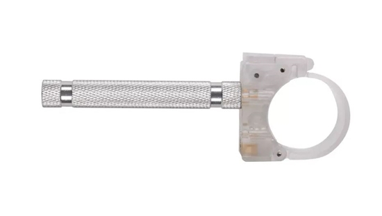 Picture of T12 clip for tube with pillar (6949987421191)