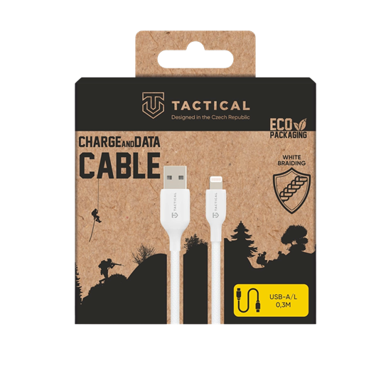 Picture of Tactical Stitch Thread USB-A/Lightning Cable 0.3m / white