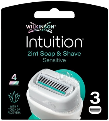 Attēls no Tanita WILKINSON_Sword Intuition 2w1 Sensitive Skin 3 ostrza wymienne do maszynki