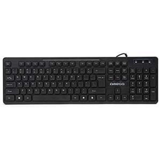 Picture of Tastatūra USB ENG melna OK07B Omega