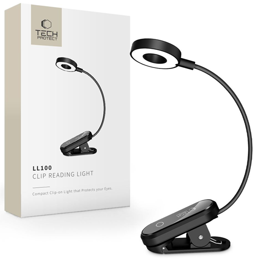 Picture of Tech-Protect LL100 Wireless Lamp with Clip + USB-A