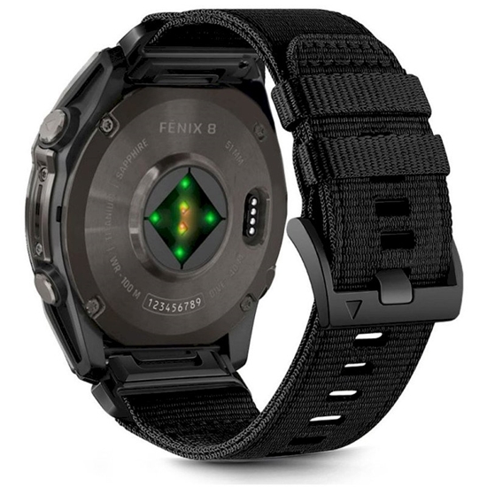 Picture of Tech-Protect Nylon Classic Watch Strap for Garmin Fenix 5X/5X Plus/6X/6X Pro/7X/8 51mm / black