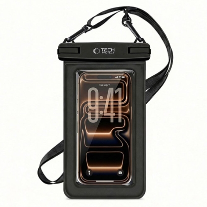 Picture of Tech-Protect TECH-PROTECT UWC7 UNIVERSAL WATERPROOF FLOATING CASE 6.9 INCH BLACK