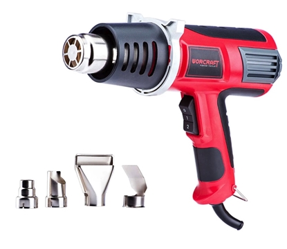Picture of Tehniskais fēns Worcraft HG20-600; 2000 W + piederumi