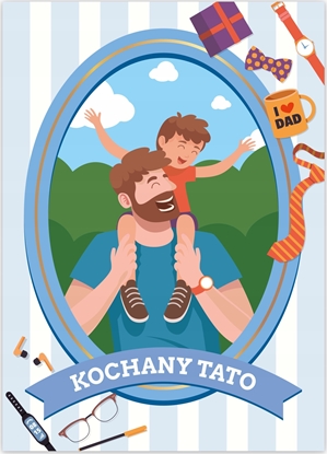 Attēls no Teka Kartka okoliczno¶ciowa kochany tato (5szt)