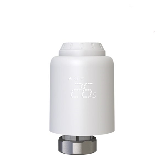 Изображение Tellur Smart WiFi Thermostatic Radiator Valve RVSH1 LED white