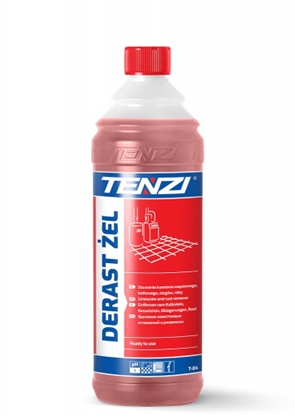 Attēls no TENZI DERAST Gel profesionāls gēls atkaļķošanai un rūsas noņemšanai  1L (12gab/kastē)