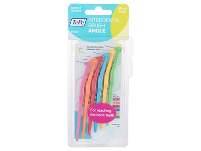 Attēls no TePe Angle Interdental Brush 6pc / Mixed Pack