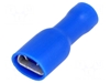 Изображение Terminal: flat; 6.3mm; 0.8mm; female; 1.5÷2.5mm2; crimped; tinned