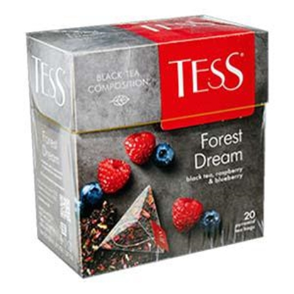 Attēls no TESS Forest Dream melnā tēja piramīdās 20x1.8g.