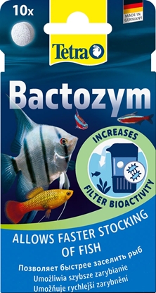 Attēls no Tetra TETRA Bactozym 10 Kps. szczepy bakterii do filtra,szybka aktywacja akwarium