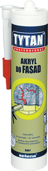 Изображение Tytan Uszczelniacz elastyczny TYTAN akryl do fasad biay 310ml