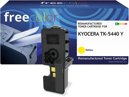 Attēls no Toner Freecolor Toner Kyocera TK-5440K yellow z chipem 2400p kompatybilny