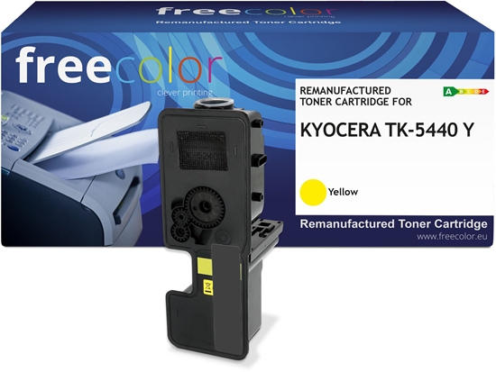 Picture of Toner Freecolor Toner Kyocera TK-5440K yellow z chipem 2400p kompatybilny