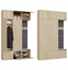 Attēls no Topeshop Garderoba HAGA III/2Sz1W DB SONOMA 2x Szafa + Wieszak