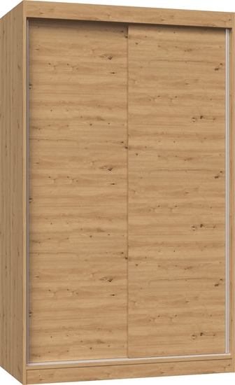 Picture of Topeshop SZAFA PRZESUWNA IGA 120 CM DRZWI PRZESUWNE PÓKI DB ARTISAN
