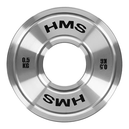 Attēls no TOS05 Kalibrēts metāls Olimpiskais svaru disks 0.5 KG HMS