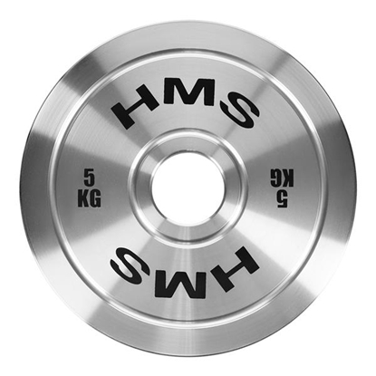 Изображение TOS50 Kalibrēts metāls Olimpiskais svaru disks 5 KG HMS