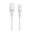 Attēls no T-PHOX CABLE X-LITE TYPE-C WHITE 1M 3A
