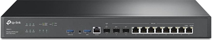 Изображение Tp-Link Omada ER8411 ar vadiem pievienojams rūteris Tīkls Gigabit Ethernet Melns