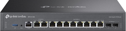 Picture of Tp-Link Technologies TP-Link ER7412-M2 wired router 2.5 Gigabit Ethernet, Gigabit Ethernet Black