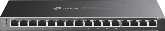 Изображение Tp-Link Technologies TP-Link JetStream 16-Port Gigabit Smart Switch with 8-Port PoE+