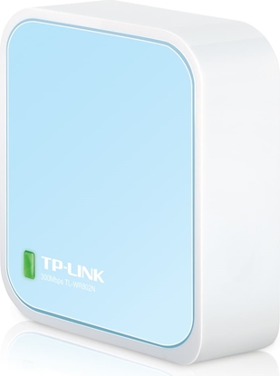 Picture of Tp-Link TL-WR802N bezvadu rūteris Ātrais Ethernet Viena frekvenču josla (2.4 GHz) Zils, Balts
