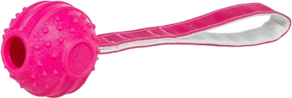 Attēls no Trixie Soft & Strong pika na pasku, zabawka, dla psa, róowa, TPR, 27 cm
