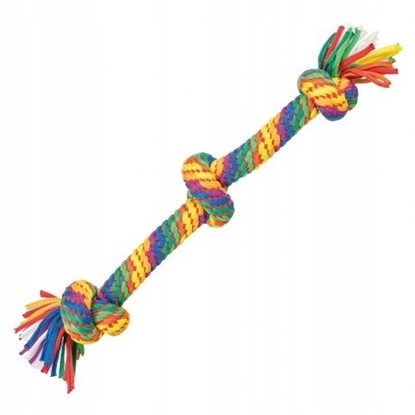 Изображение Trixie Zabawka sznur, dla psa, wielokolorowy, 45 cm