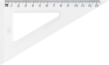 Attēls no Trīsstūris 60*/13cm caurspīdīgs GR853T