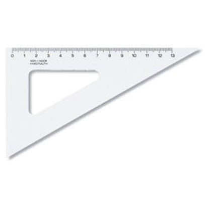 Attēls no Trīsstūris 60*/13cm caurspīdīgs KOH-I-NOOR
