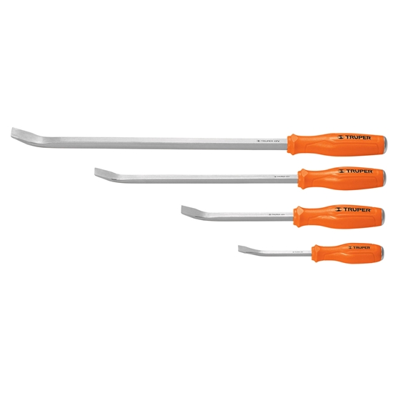 Изображение Truper pry bar set with through blade , 4pcs