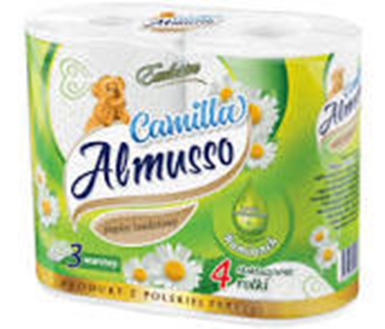 Picture of Tualetes papīrs Almusso Camilla Delicate 4 ruļļi 3 slāņi 16m