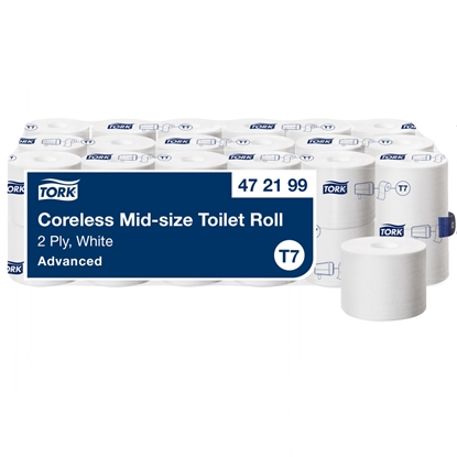 Attēls no Tualetes papīrs TORK Coreless Adv. 113m, 900 loksnes