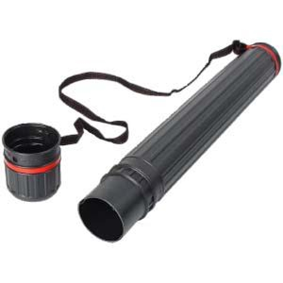 Picture of Tubuss 2 dalīgs D85mm, L64-108cm, melns G3535