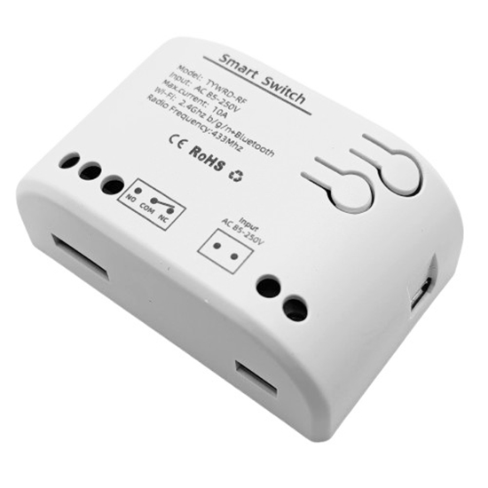 Изображение TUYA Smart Switch 1 Channel DIY Wi-Fi, RF, 10A, AC 85-250V