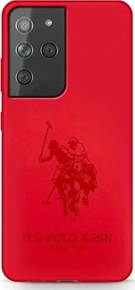 Attēls no U.S. Polo US Polo USHCS21LSLHRTRE S21 Ultra G998 czerwony/red Silicone On Tone