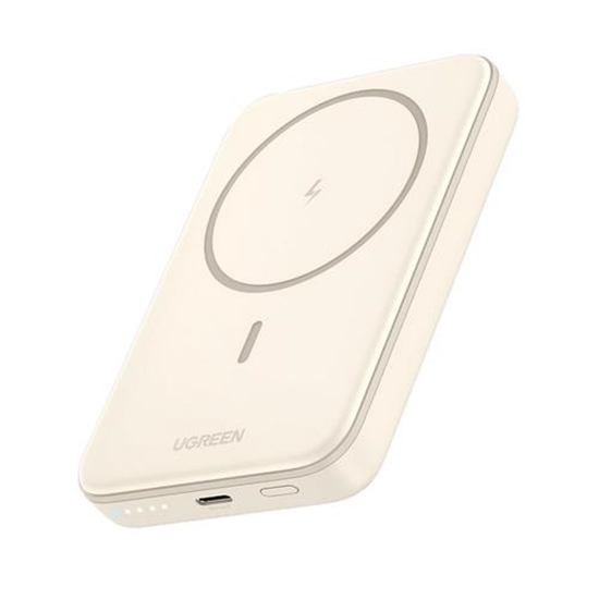 Picture of UGREEN 10000mAh Mini Powerbank Wireless 20W with MagSafe white