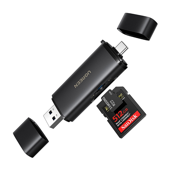 Picture of Ugreen 2in1 USB-C | USB-A SD 4.0 UHS-II Card Reade
