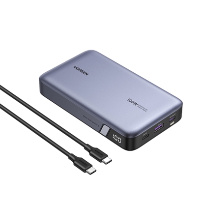 Изображение UGREEN LiPo PowerBank 20000mAh 100W 2xUSB-C PB720