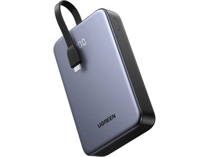 Picture of Ugreen Power Bank 20,000mAh 20W 45762 Built-in Cable Grey