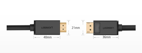 Picture of Ugreen Uni-directional DisplayPort to HDMI cable 4